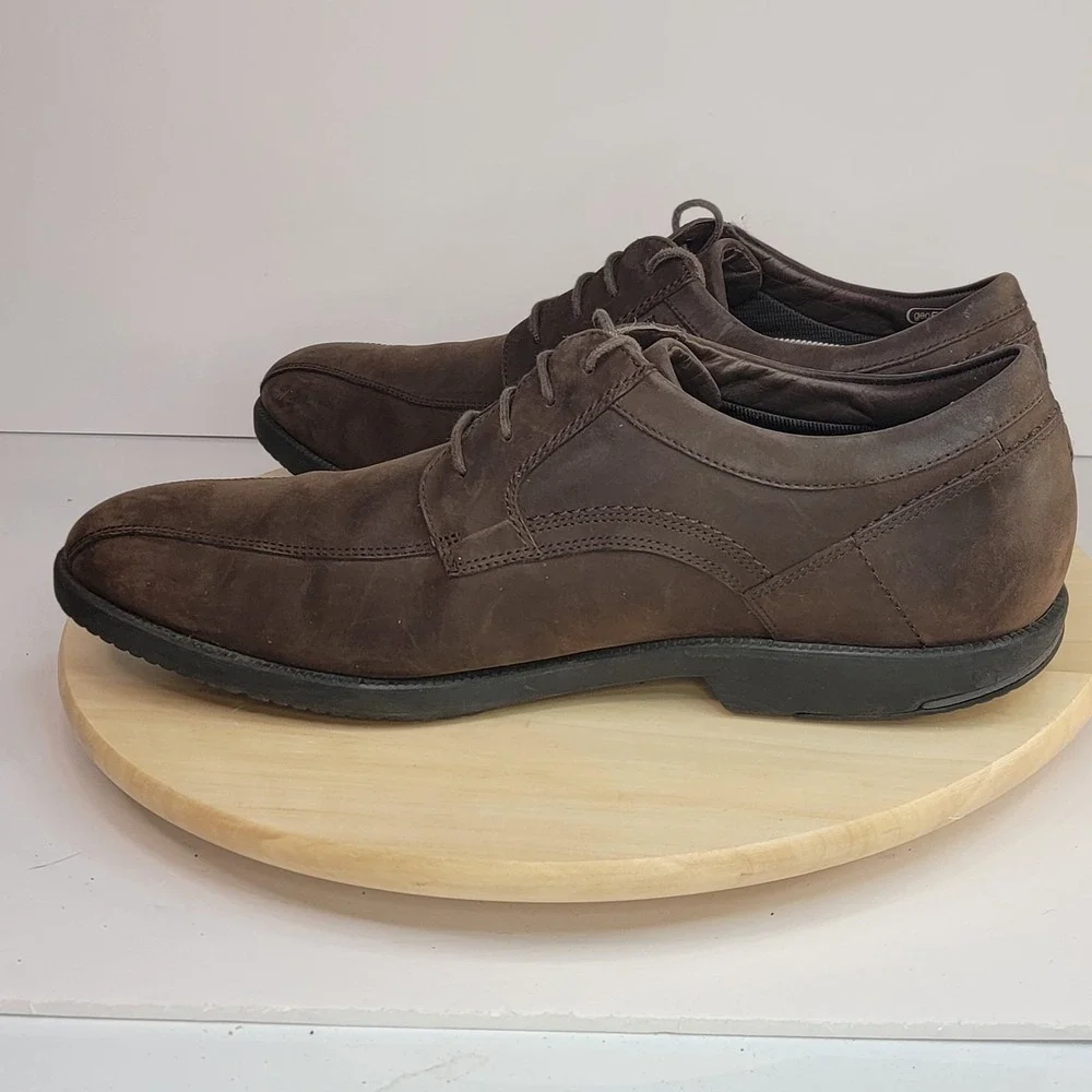 ROCKPORT MEN'S DRESSPORT TRUWALK WATERPROOF BROWN SIZE 14